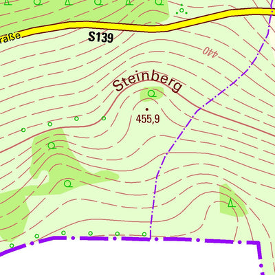 Staatsbetrieb Geobasisinformation und Vermessung Sachsen Spitzkunnersdorf, Leutersdorf (1:10,000 scale) digital map