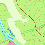 Staatsbetrieb Geobasisinformation und Vermessung Sachsen Spreewitz, Spreetal (1:10,000 scale) digital map