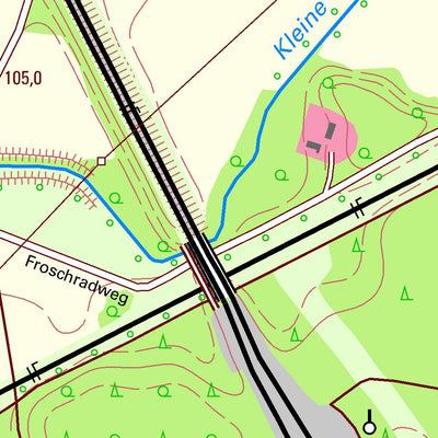 Staatsbetrieb Geobasisinformation und Vermessung Sachsen Spreewitz, Spreetal (1:10,000 scale) digital map