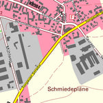 Staatsbetrieb Geobasisinformation und Vermessung Sachsen Staupitz, Torgau, Stadt 2 (1:10,000 scale) digital map