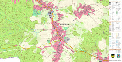 Staatsbetrieb Geobasisinformation und Vermessung Sachsen Steinigtwolmsdorf, Steinigtwolmsdorf 1 (1:10,000 scale) digital map