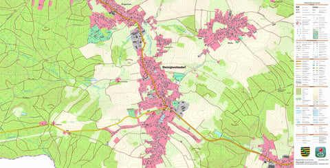 Staatsbetrieb Geobasisinformation und Vermessung Sachsen Steinigtwolmsdorf, Steinigtwolmsdorf 1 (1:10,000 scale) digital map