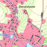 Staatsbetrieb Geobasisinformation und Vermessung Sachsen Strahwalde, Herrnhut, Stadt (1:10,000 scale) digital map