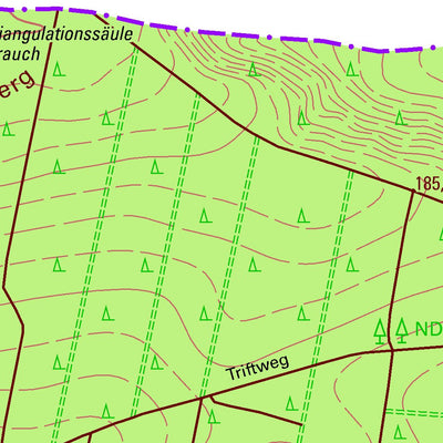Staatsbetrieb Geobasisinformation und Vermessung Sachsen Strauch, Großenhain, Stadt 2 (1:10,000 scale) digital map