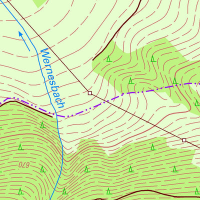 Staatsbetrieb Geobasisinformation und Vermessung Sachsen Stützengrün, Stützengrün (1:10,000 scale) digital map