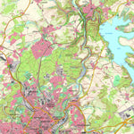 Staatsbetrieb Geobasisinformation und Vermessung Sachsen Syrau, Rosenbach/Vogtl. (1:25,000 scale) digital map