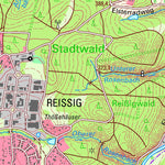 Staatsbetrieb Geobasisinformation und Vermessung Sachsen Syrau, Rosenbach/Vogtl. (1:25,000 scale) digital map