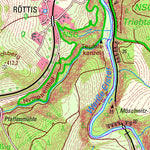 Staatsbetrieb Geobasisinformation und Vermessung Sachsen Syrau, Rosenbach/Vogtl. (1:25,000 scale) digital map