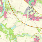 Staatsbetrieb Geobasisinformation und Vermessung Sachsen Tauscha, Penig, Stadt (1:10,000 scale) digital map