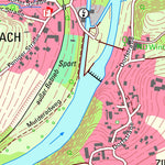Staatsbetrieb Geobasisinformation und Vermessung Sachsen Tauscha, Penig, Stadt (1:10,000 scale) digital map