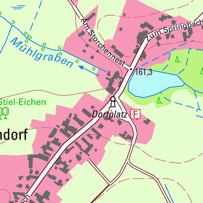 Staatsbetrieb Geobasisinformation und Vermessung Sachsen Tauscha, Thiendorf (1:10,000 scale) digital map