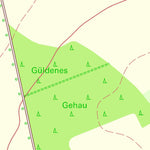 Staatsbetrieb Geobasisinformation und Vermessung Sachsen Thammenhain, Lossatal 1 (1:10,000 scale) digital map