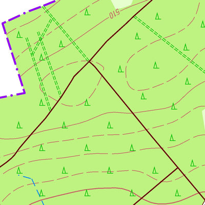 Staatsbetrieb Geobasisinformation und Vermessung Sachsen Thierbach, Pausa-Mühltroff, Stadt (1:10,000 scale) digital map