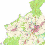 Staatsbetrieb Geobasisinformation und Vermessung Sachsen Thierbach, Pausa-Mühltroff, Stadt (1:25,000 scale) digital map