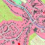 Staatsbetrieb Geobasisinformation und Vermessung Sachsen Thurm, Mülsen (1:10,000 scale) digital map