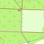 Staatsbetrieb Geobasisinformation und Vermessung Sachsen Tiefensee, Bad Düben, Stadt (1:10,000 scale) digital map