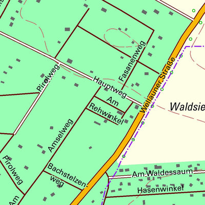 Staatsbetrieb Geobasisinformation und Vermessung Sachsen Tiefensee, Bad Düben, Stadt (1:10,000 scale) digital map