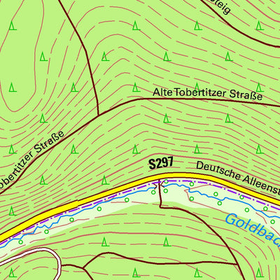 Staatsbetrieb Geobasisinformation und Vermessung Sachsen Tobertitz, Weischlitz (1:10,000 scale) digital map