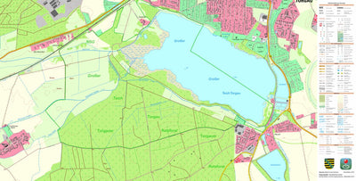 Staatsbetrieb Geobasisinformation und Vermessung Sachsen Torgau, Torgau, Stadt (1:10,000 scale) digital map