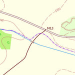Staatsbetrieb Geobasisinformation und Vermessung Sachsen Trages, Kitzscher, Stadt (1:10,000 scale) digital map