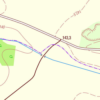 Staatsbetrieb Geobasisinformation und Vermessung Sachsen Trages, Kitzscher, Stadt (1:10,000 scale) digital map