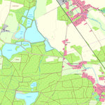 Staatsbetrieb Geobasisinformation und Vermessung Sachsen Trebus, Hähnichen (1:10,000 scale) digital map