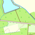 Staatsbetrieb Geobasisinformation und Vermessung Sachsen Trebus, Hähnichen (1:10,000 scale) digital map