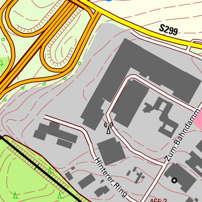 Staatsbetrieb Geobasisinformation und Vermessung Sachsen Treuen, Treuen, Stadt (1:10,000 scale) digital map