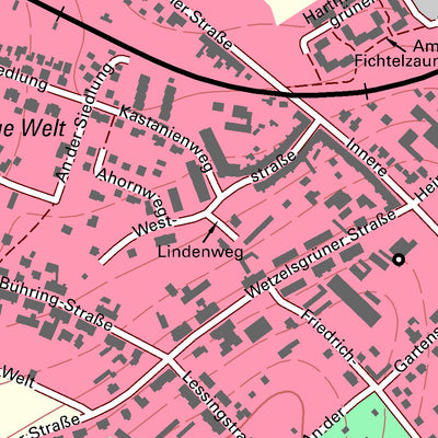 Staatsbetrieb Geobasisinformation und Vermessung Sachsen Treuen, Treuen, Stadt (1:10,000 scale) digital map