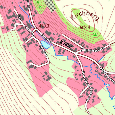 Staatsbetrieb Geobasisinformation und Vermessung Sachsen Triebel, Triebel/Vogtl. (1:10,000 scale) digital map