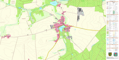 Staatsbetrieb Geobasisinformation und Vermessung Sachsen Trossin, Trossin (1:10,000 scale) digital map