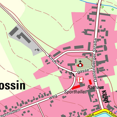 Staatsbetrieb Geobasisinformation und Vermessung Sachsen Trossin, Trossin (1:10,000 scale) digital map