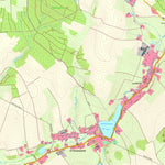 Staatsbetrieb Geobasisinformation und Vermessung Sachsen Ullersdorf, Sayda, Stadt (1:10,000 scale) digital map