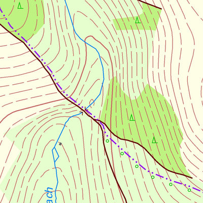 Staatsbetrieb Geobasisinformation und Vermessung Sachsen Ullersdorf, Sayda, Stadt (1:10,000 scale) digital map