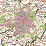 Staatsbetrieb Geobasisinformation und Vermessung Sachsen Urban District of Chemnitz (1:50,000 scale) digital map