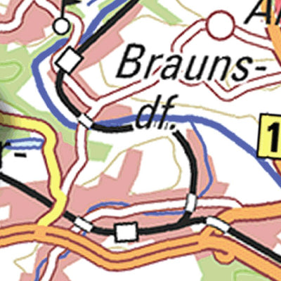 Staatsbetrieb Geobasisinformation und Vermessung Sachsen Urban District of Chemnitz (1:50,000 scale) digital map