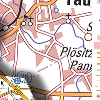 Staatsbetrieb Geobasisinformation und Vermessung Sachsen Urban District of Leipzig (1:100,000 scale) digital map