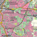 Staatsbetrieb Geobasisinformation und Vermessung Sachsen Urban District of Leipzig (1:50,000 scale) digital map