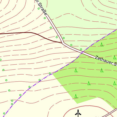Staatsbetrieb Geobasisinformation und Vermessung Sachsen Voigtsdorf, Dorfchemnitz (1:10,000 scale) digital map