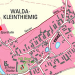 Staatsbetrieb Geobasisinformation und Vermessung Sachsen Walda-Kleinthiemig, Großenhain, Stadt (1:10,000 scale) digital map