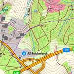 Staatsbetrieb Geobasisinformation und Vermessung Sachsen Waldkirchen, Lengenfeld, Stadt (1:25,000 scale) digital map