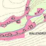 Staatsbetrieb Geobasisinformation und Vermessung Sachsen Wallengrün, Pausa-Mühltroff, Stadt (1:10,000 scale) digital map