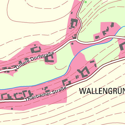 Staatsbetrieb Geobasisinformation und Vermessung Sachsen Wallengrün, Pausa-Mühltroff, Stadt (1:10,000 scale) digital map