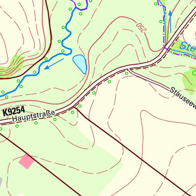 Staatsbetrieb Geobasisinformation und Vermessung Sachsen Wallroda, Arnsdorf (1:10,000 scale) digital map