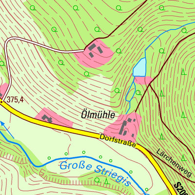 Staatsbetrieb Geobasisinformation und Vermessung Sachsen Wasserberg West, Freiberg, Stadt, Universitätsstadt (1:10,000 scale) digital map