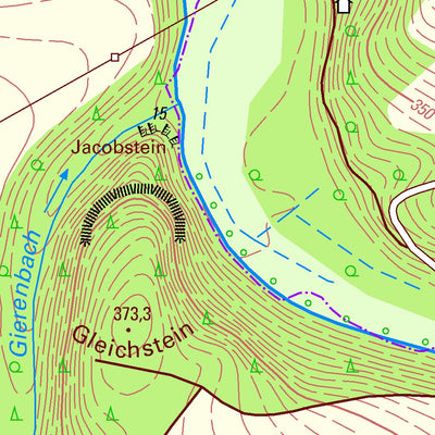 Staatsbetrieb Geobasisinformation und Vermessung Sachsen Wegefarth, Oberschöna (1:10,000 scale) digital map