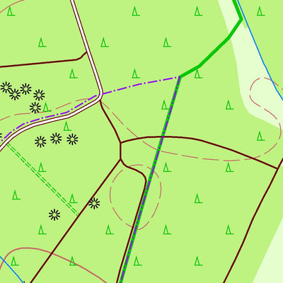 Staatsbetrieb Geobasisinformation und Vermessung Sachsen Weidenhain, Dreiheide (1:10,000 scale) digital map