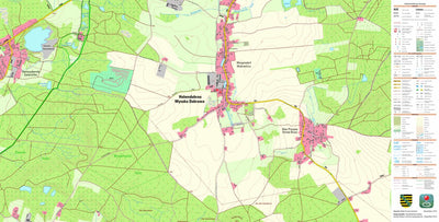 Staatsbetrieb Geobasisinformation und Vermessung Sachsen Weigersdorf, Hohendubrau (1:10,000 scale) digital map