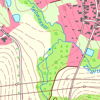 Staatsbetrieb Geobasisinformation und Vermessung Sachsen Weigsdorf-Köblitz, Cunewalde (1:10,000 scale) digital map