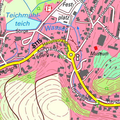Staatsbetrieb Geobasisinformation und Vermessung Sachsen Weigsdorf-Köblitz, Cunewalde (1:10,000 scale) digital map